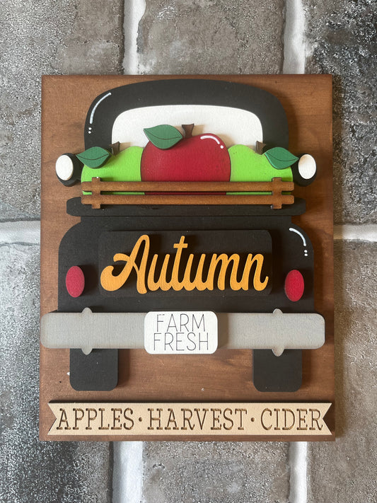 Autumn Truck Sign