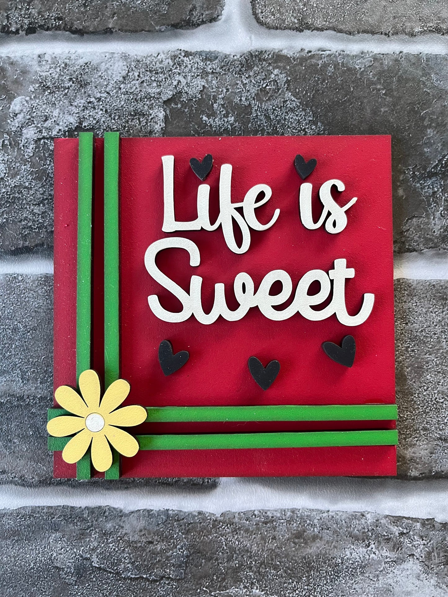 Life is Sweet Ladder Tile