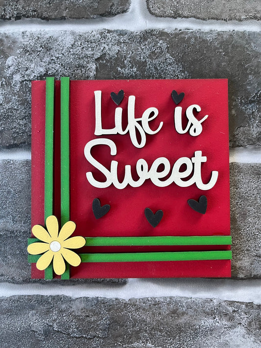 Life is Sweet Ladder Tile