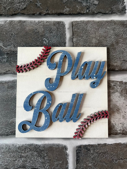 Play Ball Baseball Ladder Tile