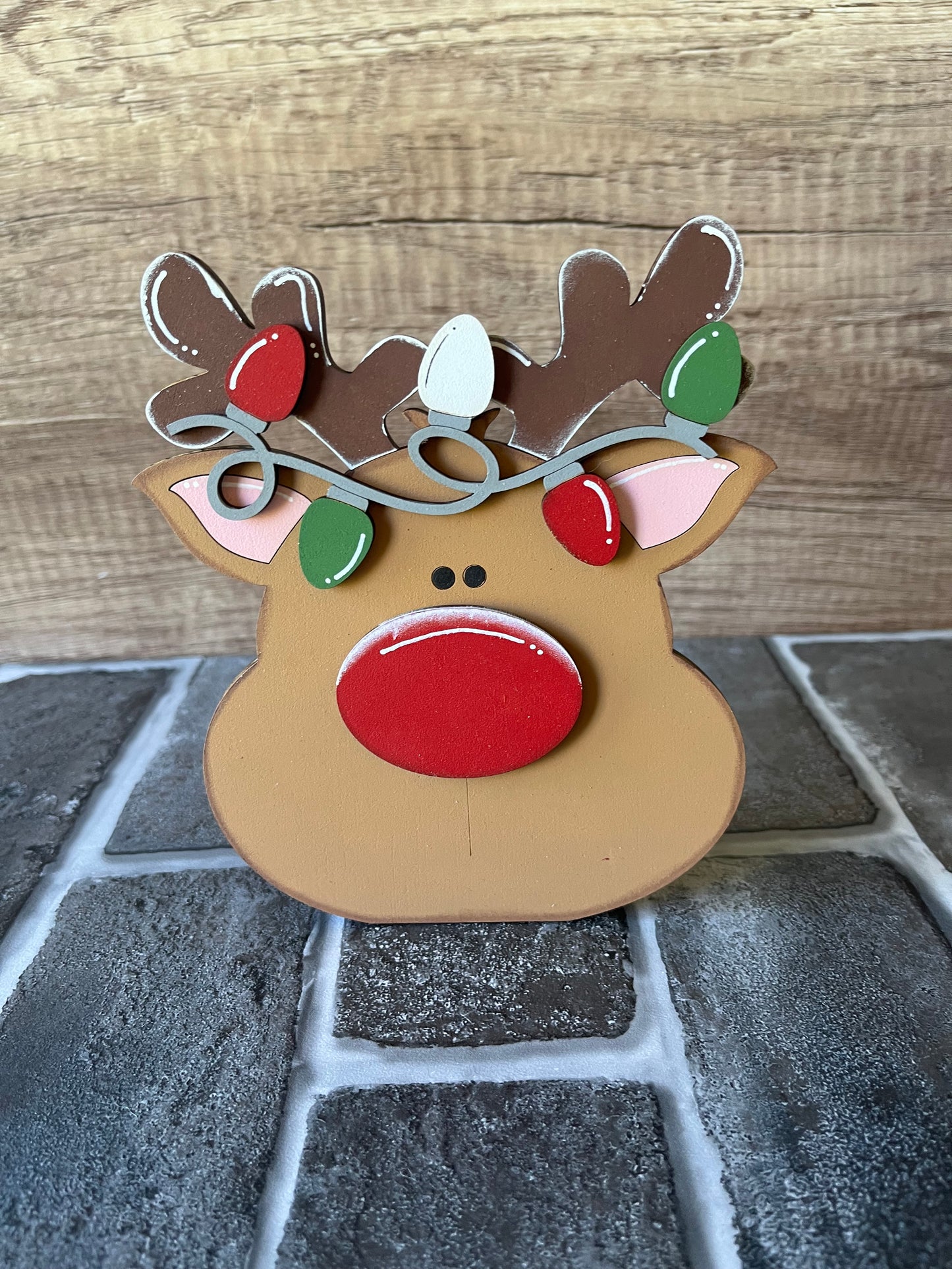 Boy Reindeer Shelf Sitter