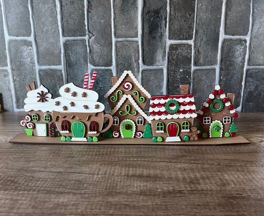 Gingerbread Village Shelf Sitter