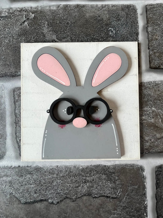 Nerdy Bunny Ladder Tile