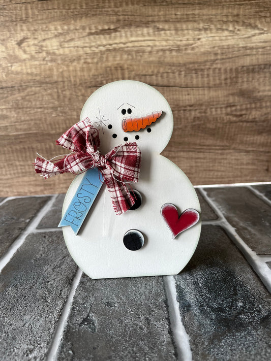 Frosty Little Snowman Shelf Sitter