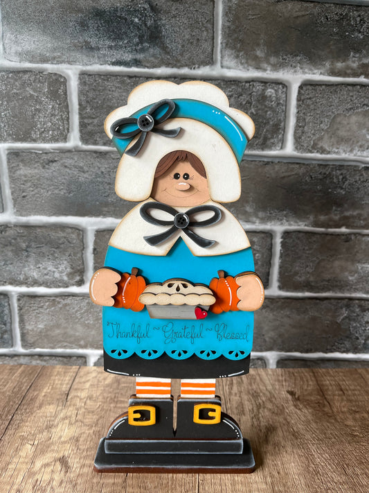 Large Girl Pilgrim Shelf Sitter
