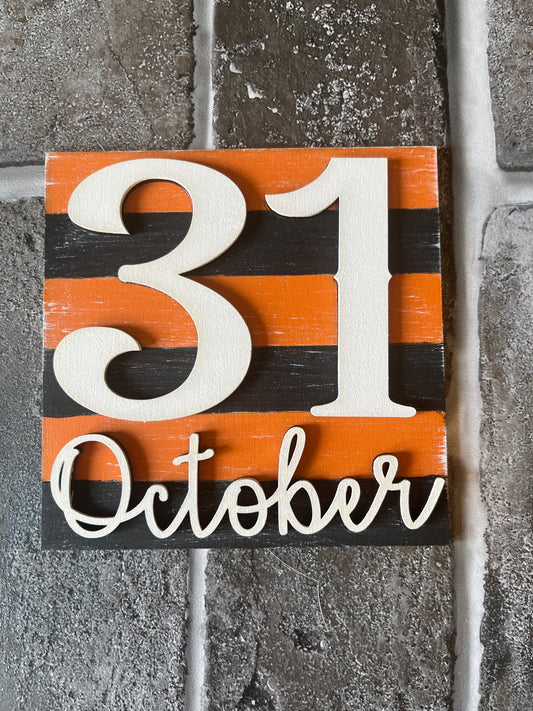 31 October Ladder Tile