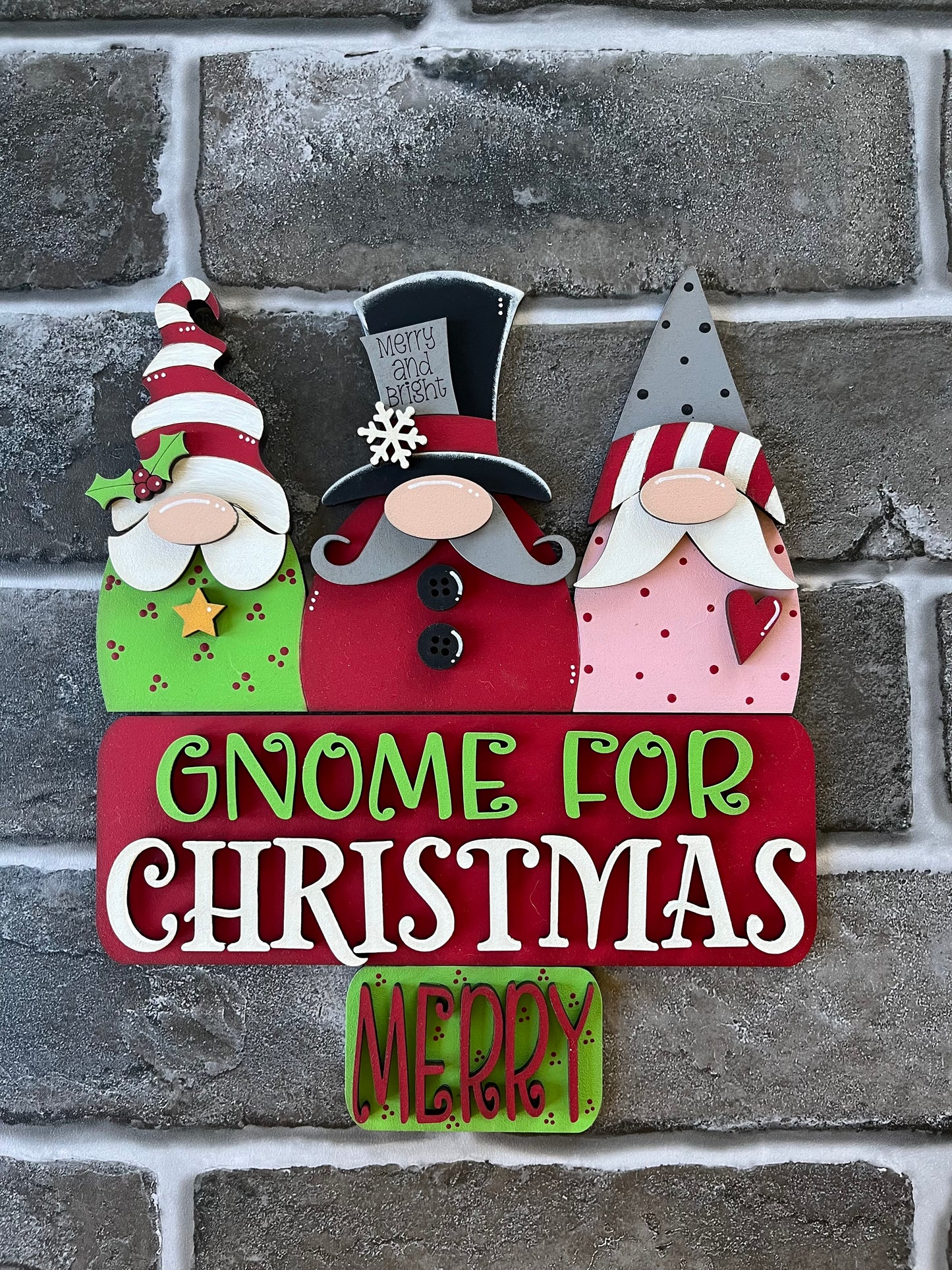 Gnome For Christmas Interchangeable Truck Add On