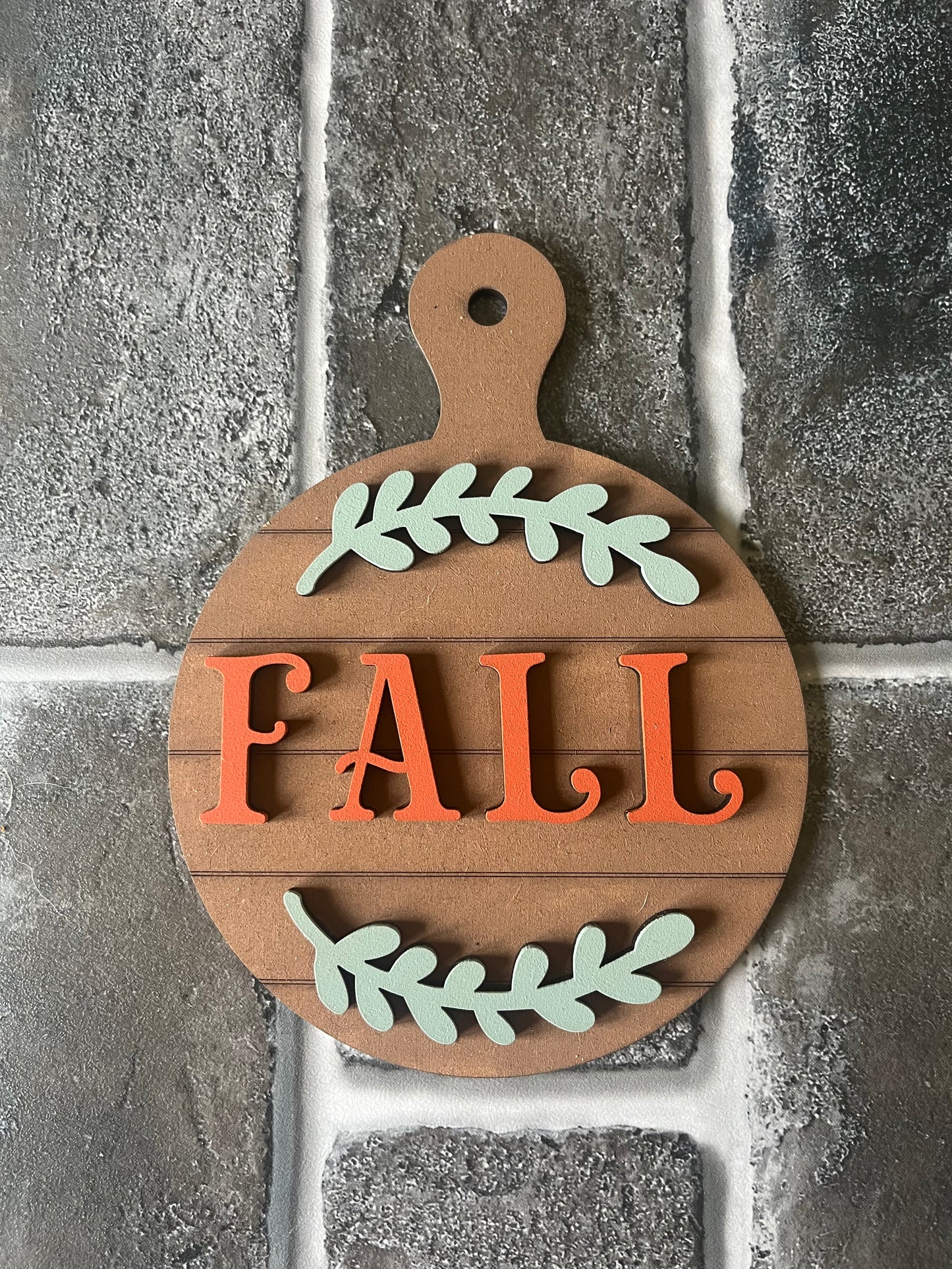 Fall Cutting Board Shelf Sitter