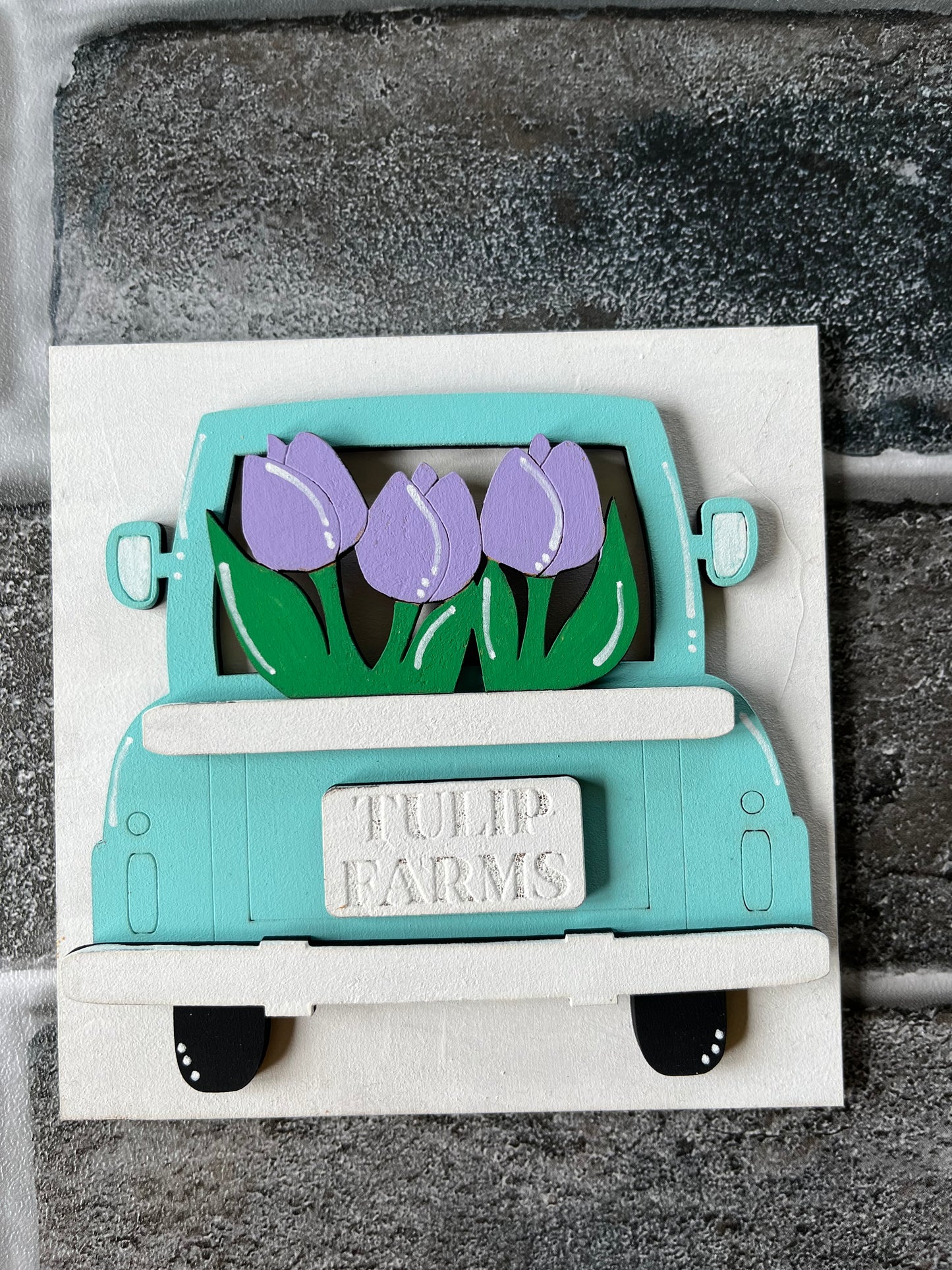 Tulip Farms Truck Ladder Tile