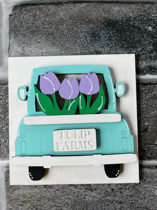 Tulip Farms Truck Ladder Tile