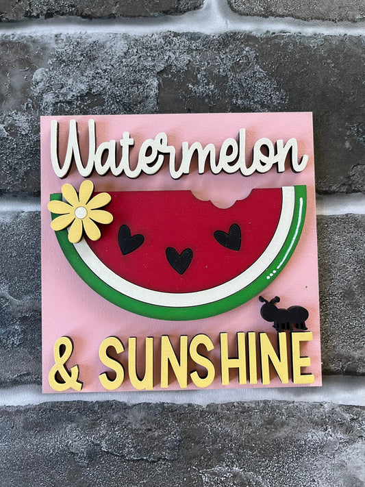 Watermelon Sunshine Ladder Tile