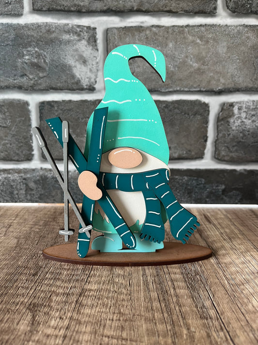 Ski Gnome Shelf Sitter