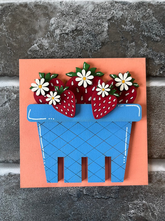 Strawberry Basket Ladder Tile