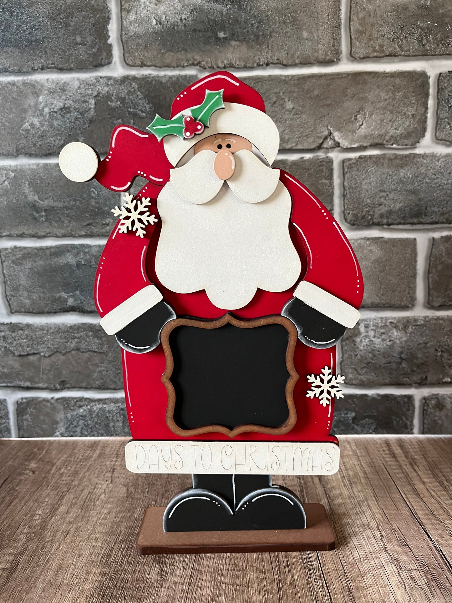 Santa Advent Shelf Sitter