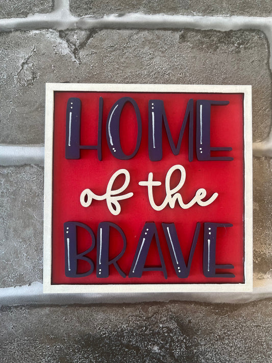 Home of the Brave Ladder Tile