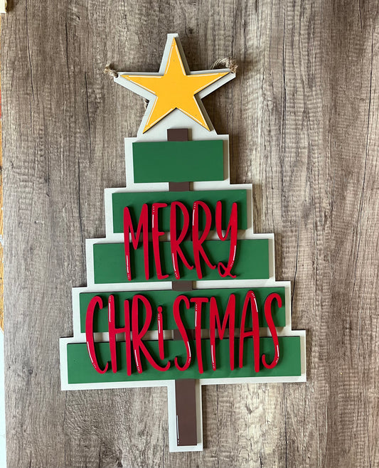 Merry Christmas Door Hanger