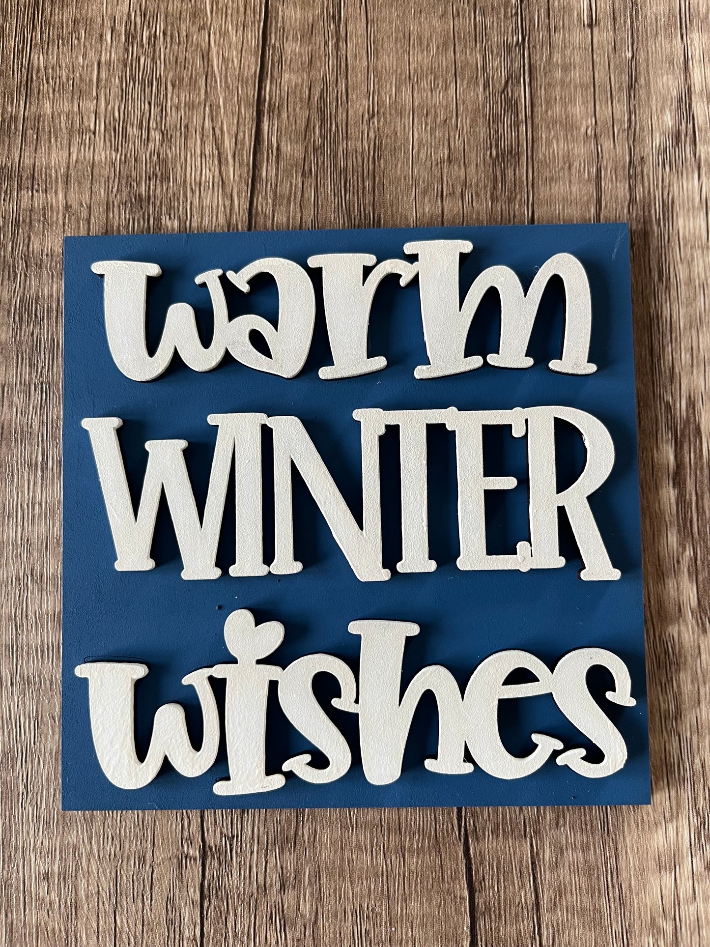 Warm Winter Wishes Ladder Tile