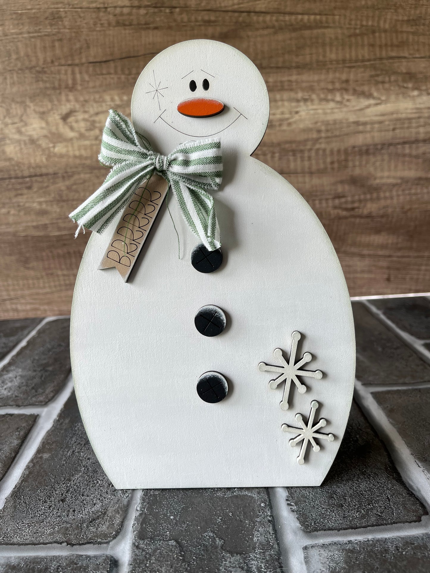 Brrrr Snowman Shelf Sitter