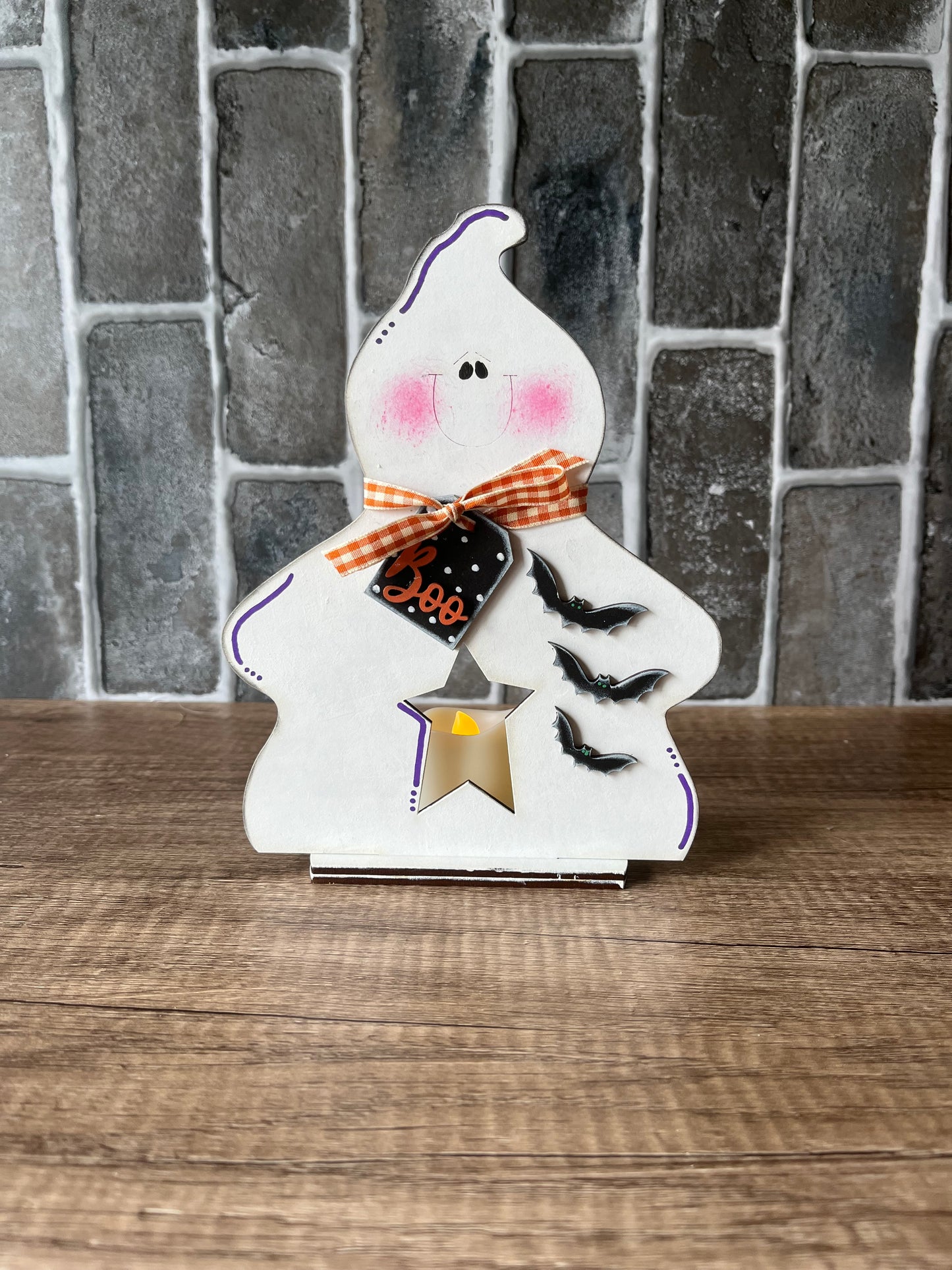 Ghost Votive Holder Shelf Sitter