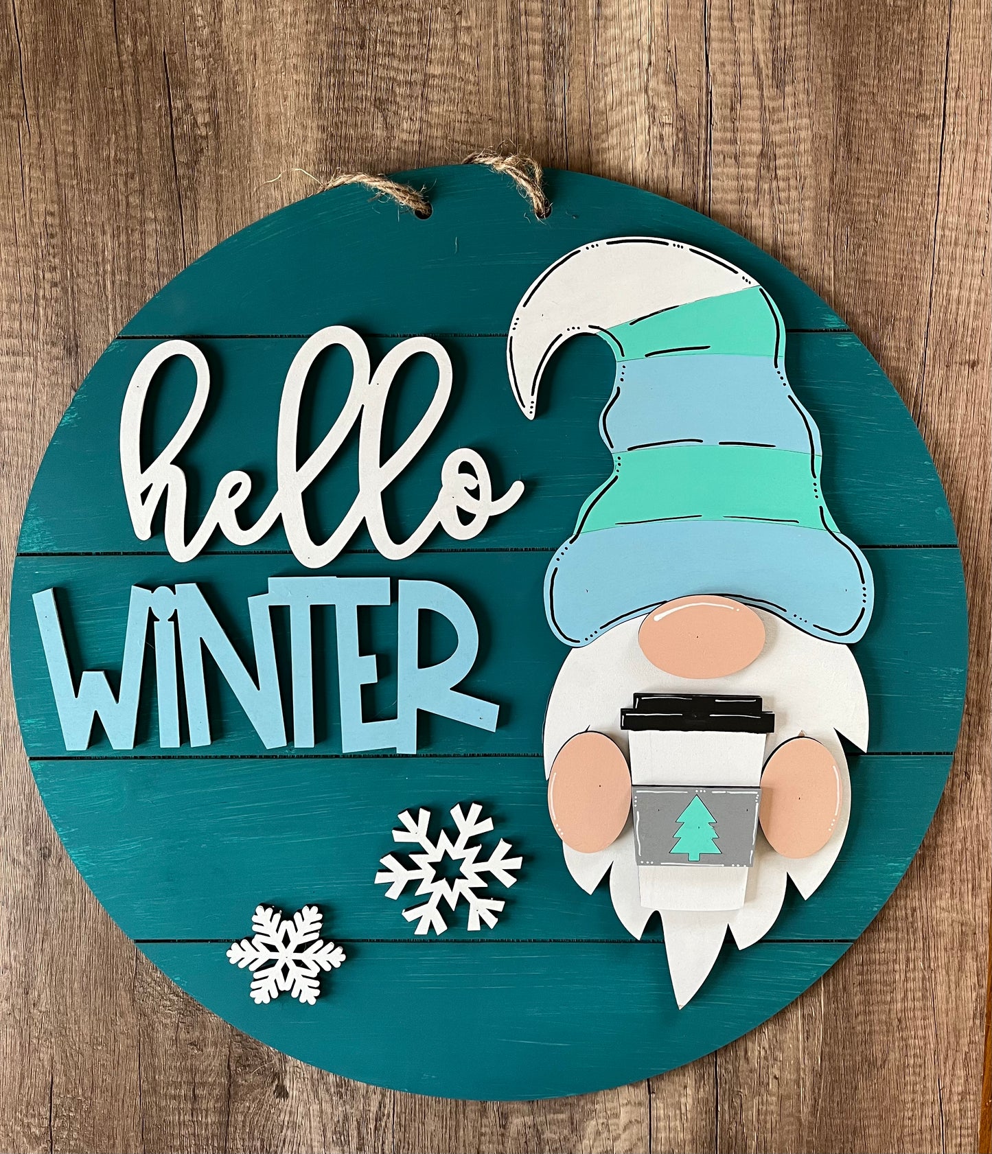 Hello Winter Door Hanger