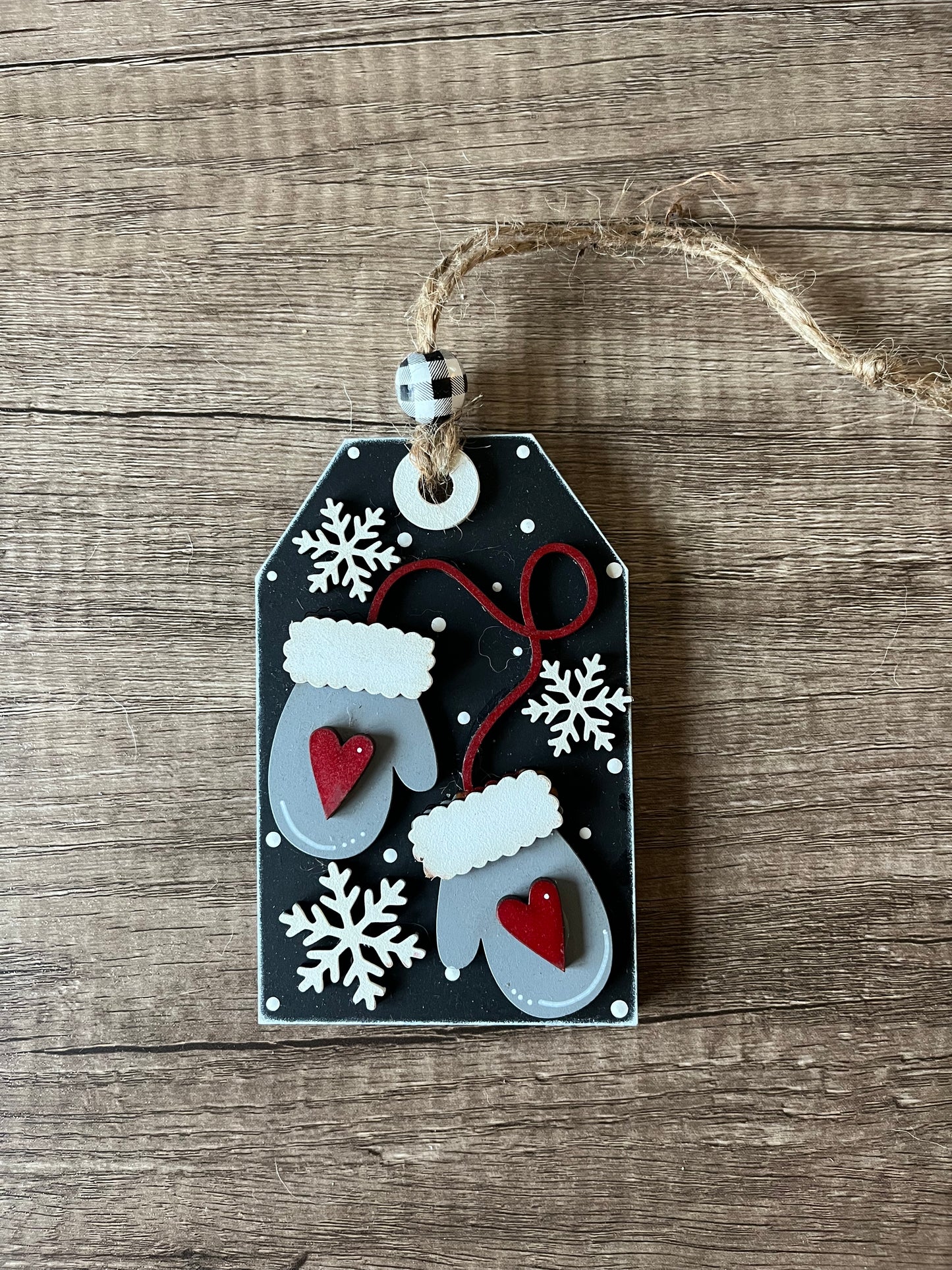 Mittens Gift Card Ornament