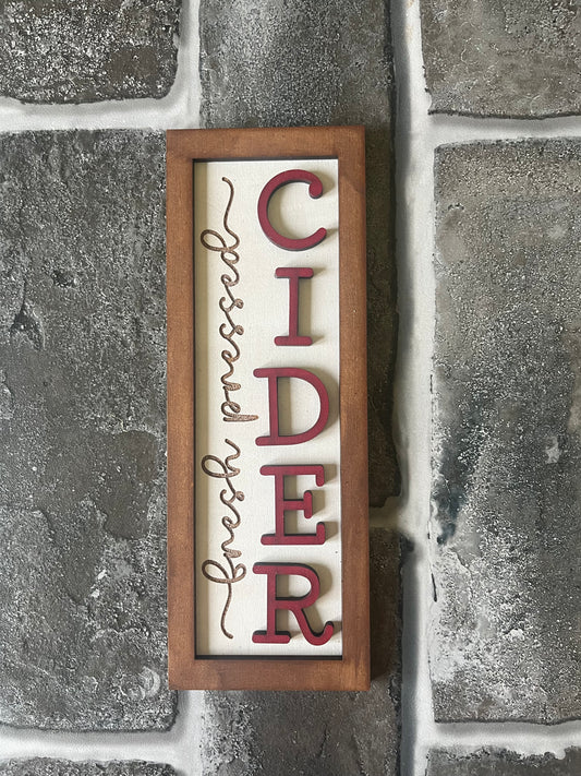 Cider Sign