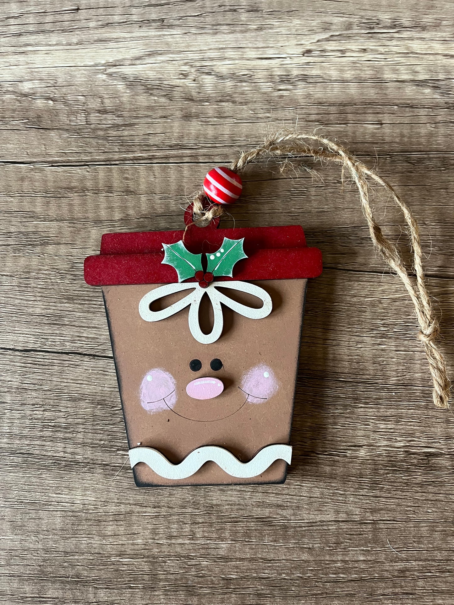 Gingerbread Latte Cup  Ornament