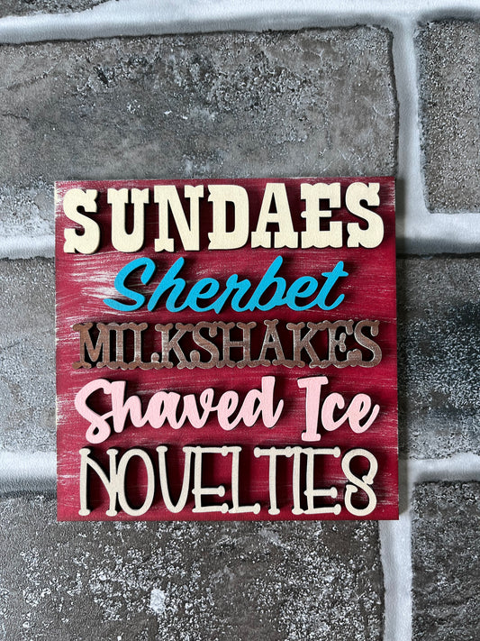 Sundaes Sherbet Ladder Tile