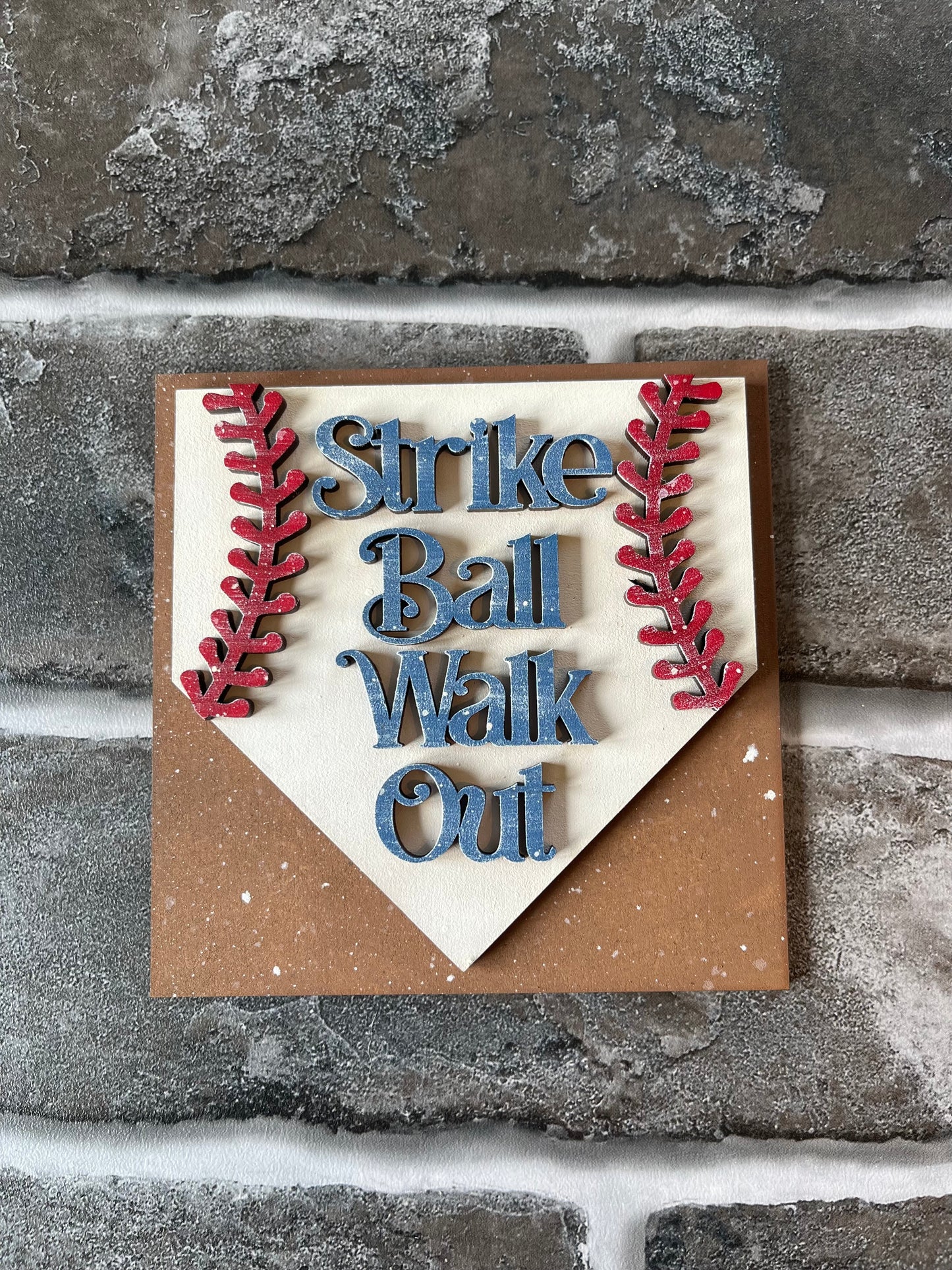 Strike Ball Baseball Ladder Tile