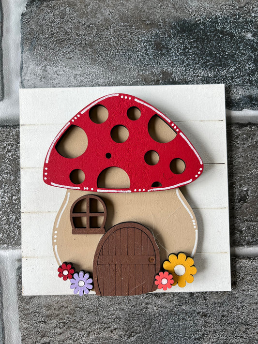 Mushroom House Ladder Tile