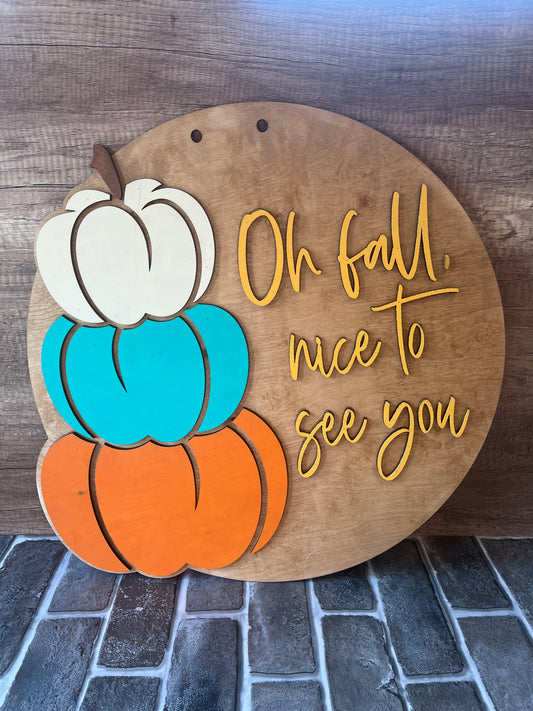 Oh Fall Door Hanger