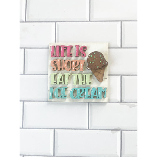 Life Is Short Ladder Tile