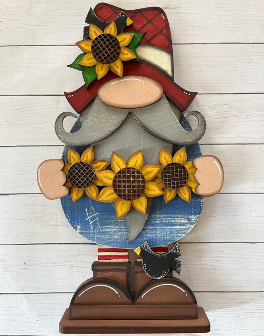 Sunflower Gnome Shelf Sitter