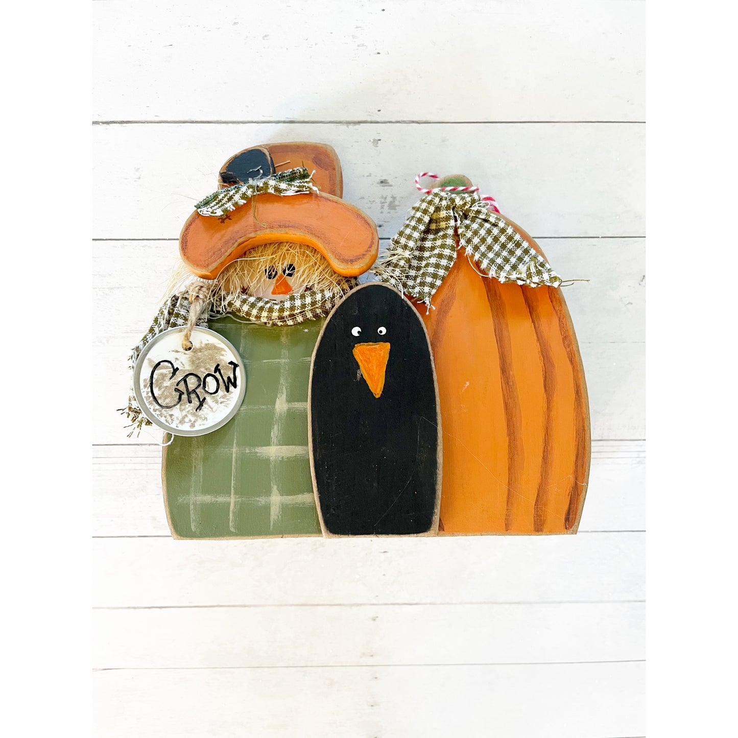 Scarecrow Tea Light Shelf Sitter