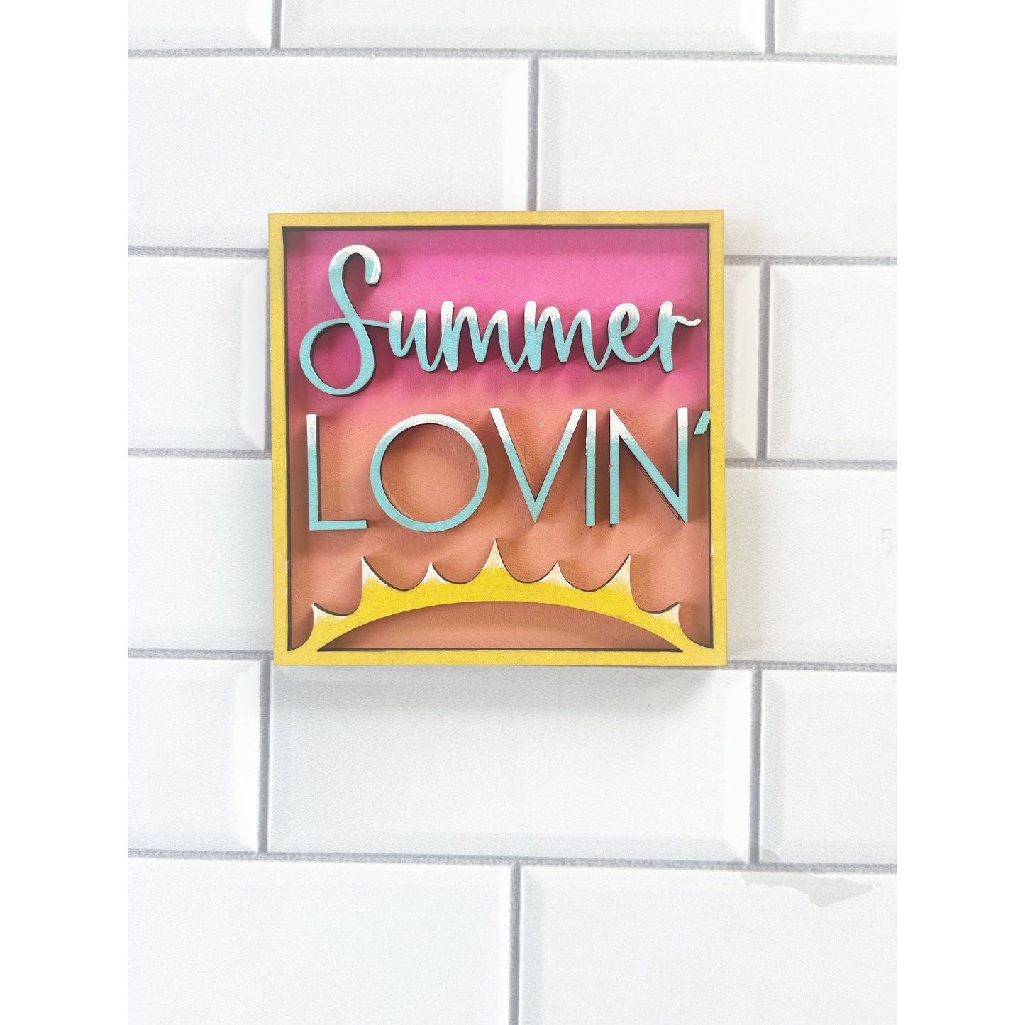 Sun Summer Lovin’ Ladder Tile