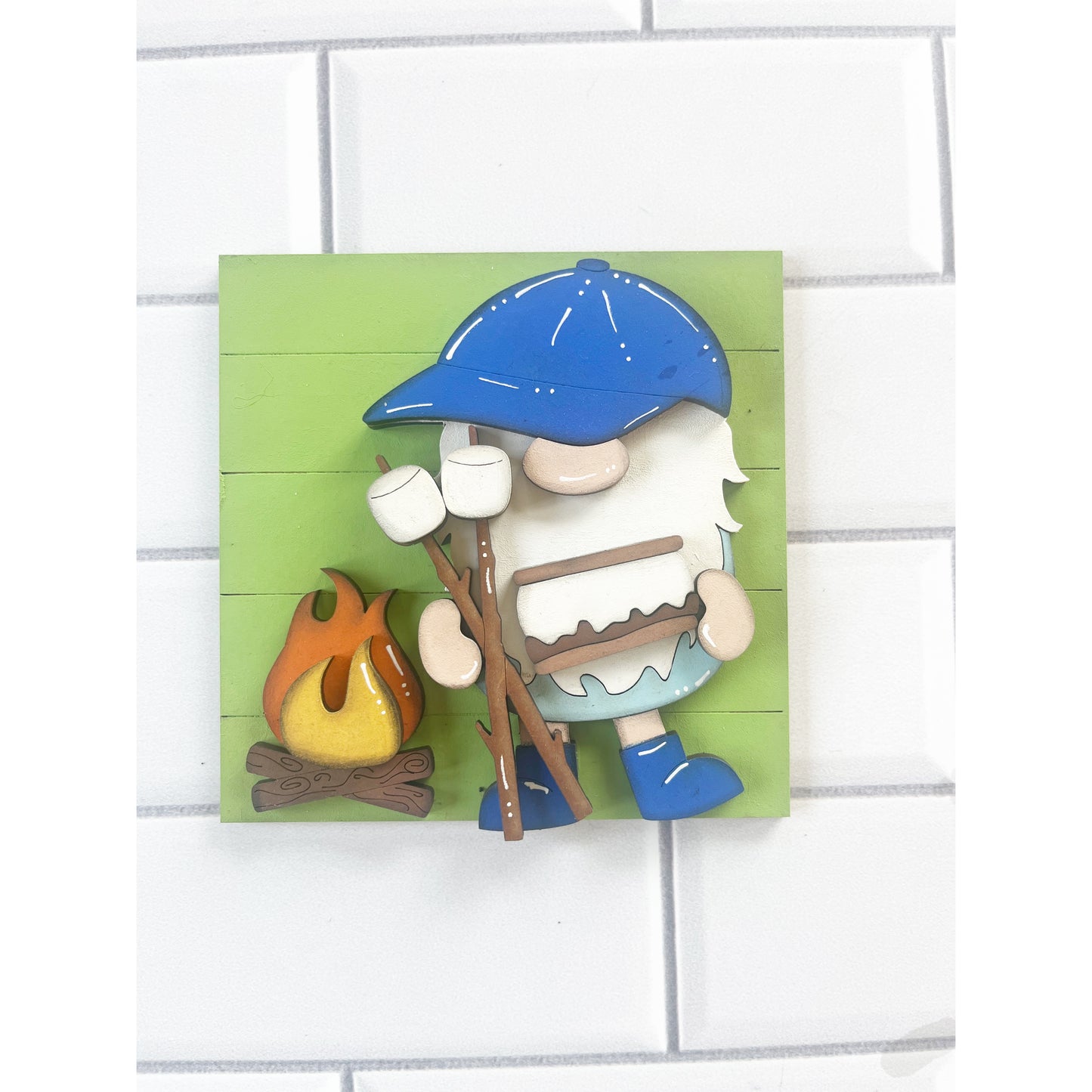 Camping Gnome Ladder Tile
