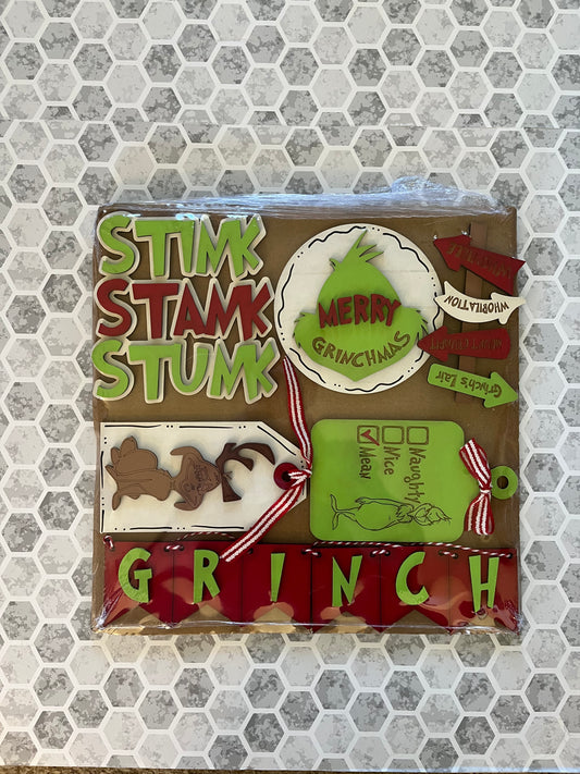 The Mean One Tier Tray Set