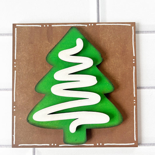 Christmas Tree cookie Ladder Tile