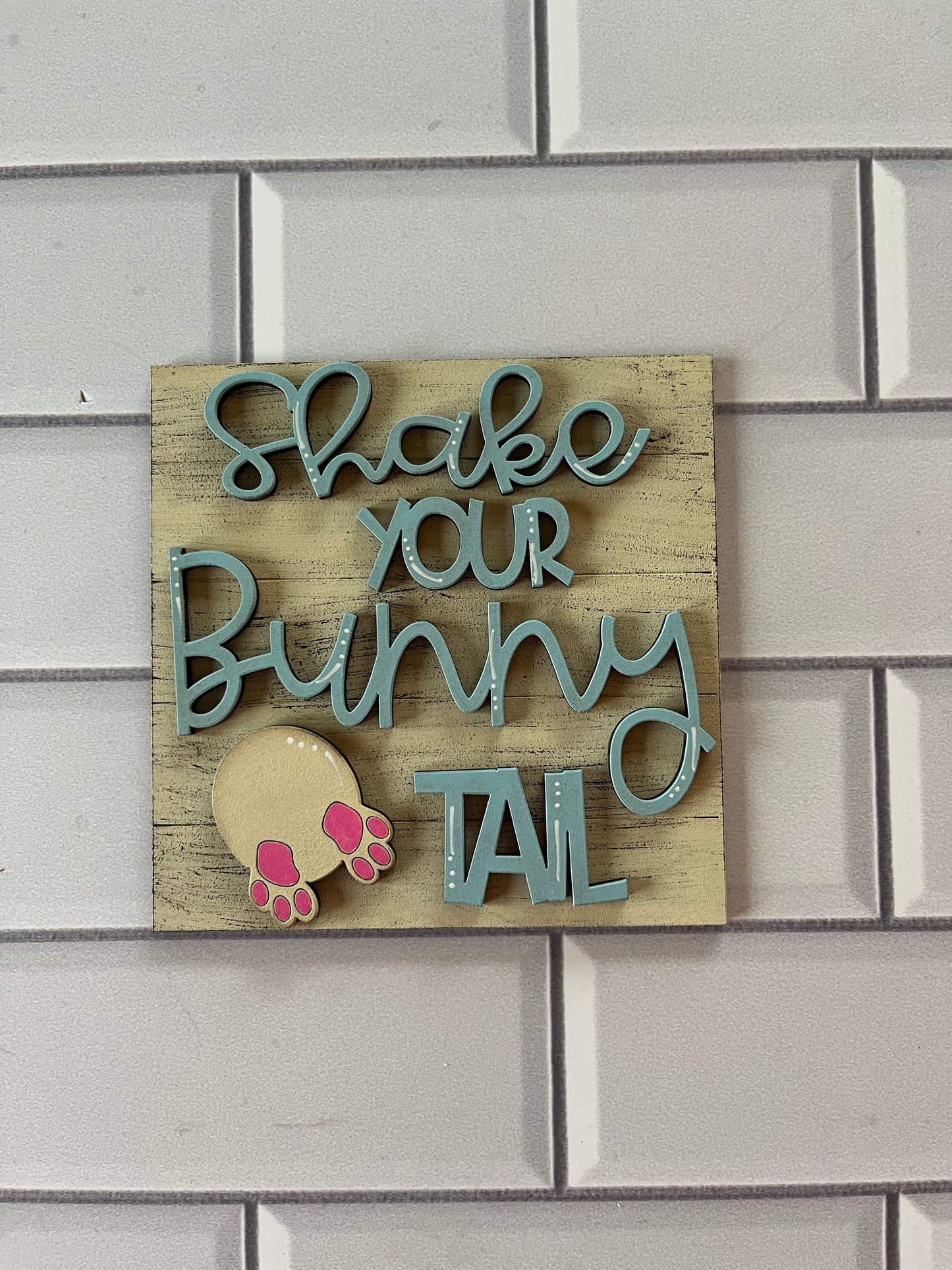 Shake your Bunny Interchangeable Ladder Tile