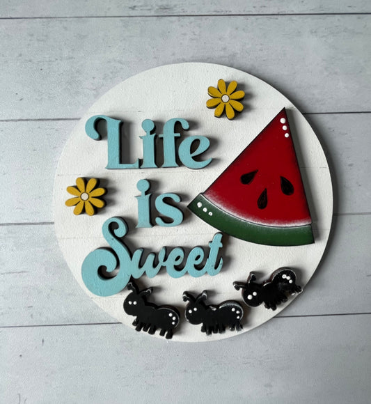 Life is Sweet Shelf Sitter
