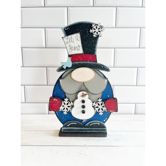 Snowman Gnome Shelf Sitter