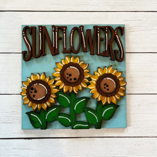 Sunflowers Ladder Tile