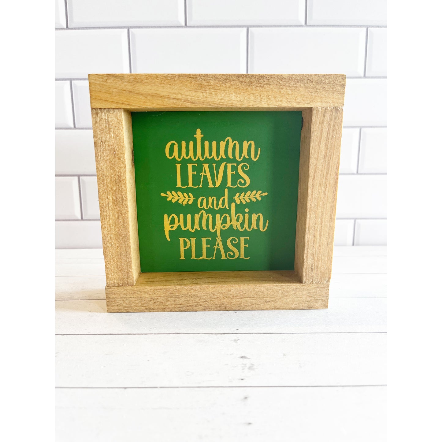 Autumn Leaves Shelf Sitter