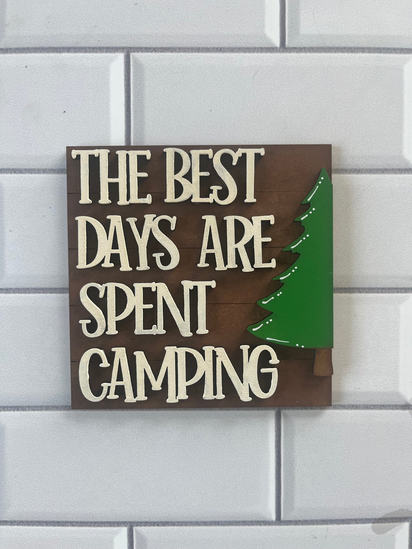 The Best Days Ladder Tile