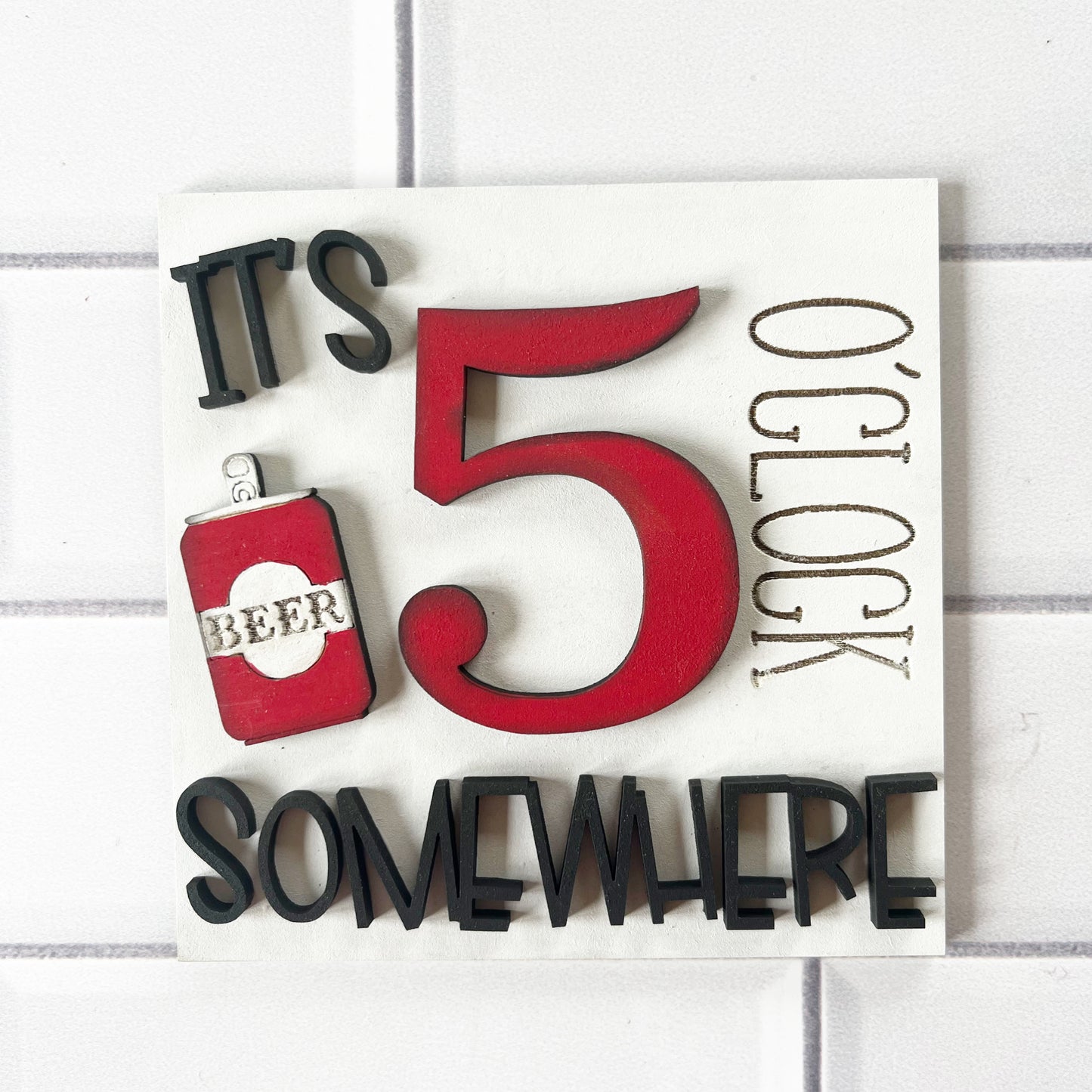 5 O’Clock Somewhere Ladder Tile