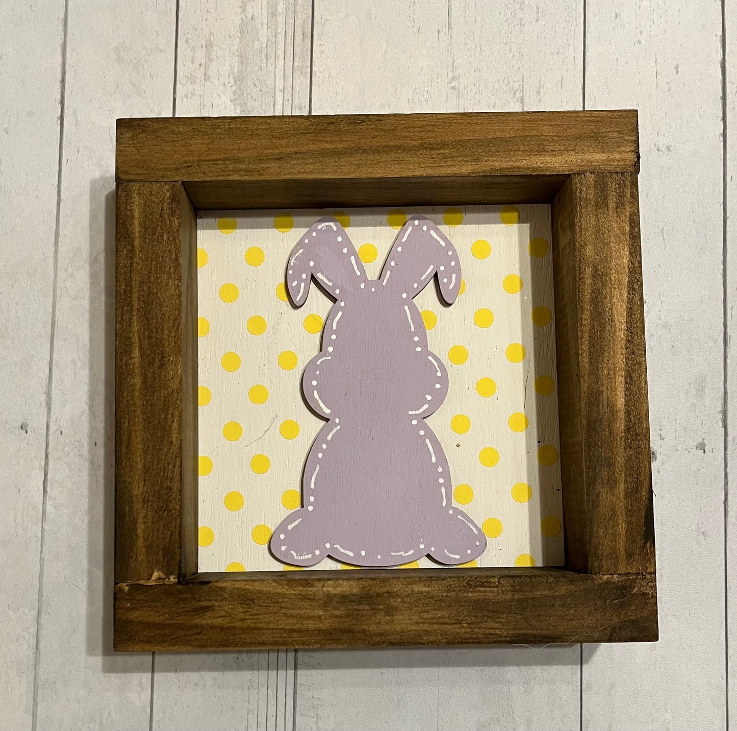 Purple Bunny Shelf Sitter