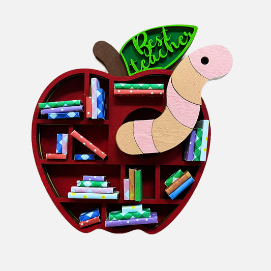 Teacher Apple Mini Book shelf