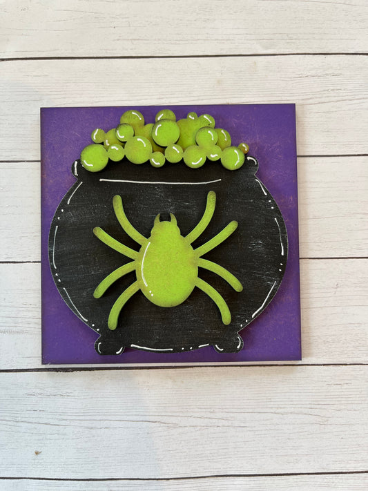 Spider Cauldron Ladder Tile