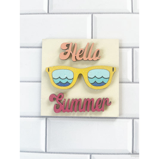 Hello Summer Ladder Tile