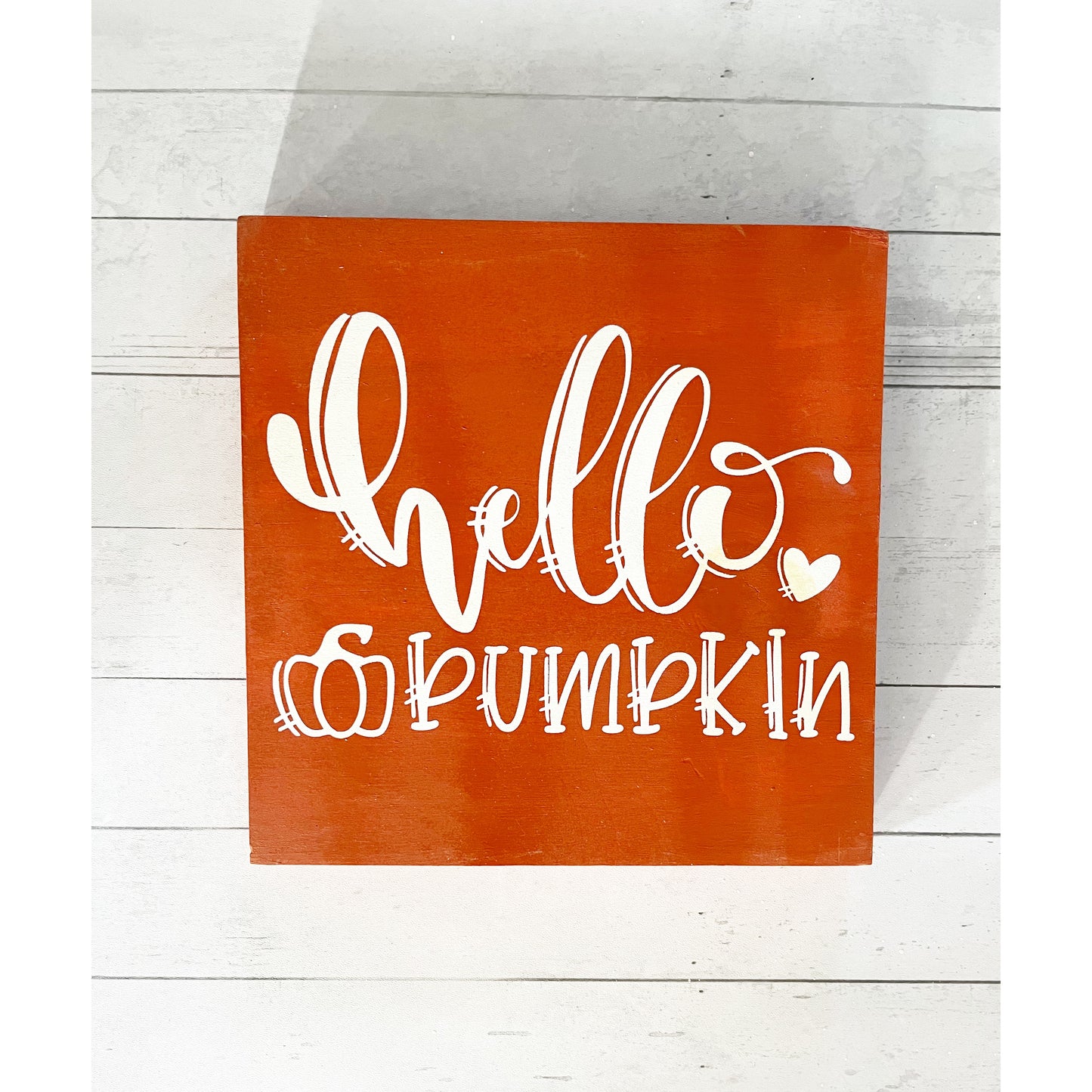 Hello Pumpkin Shelf Sitter